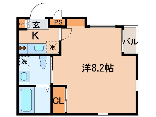 リンデンバウムＪ５　Ａ棟の物件間取画像